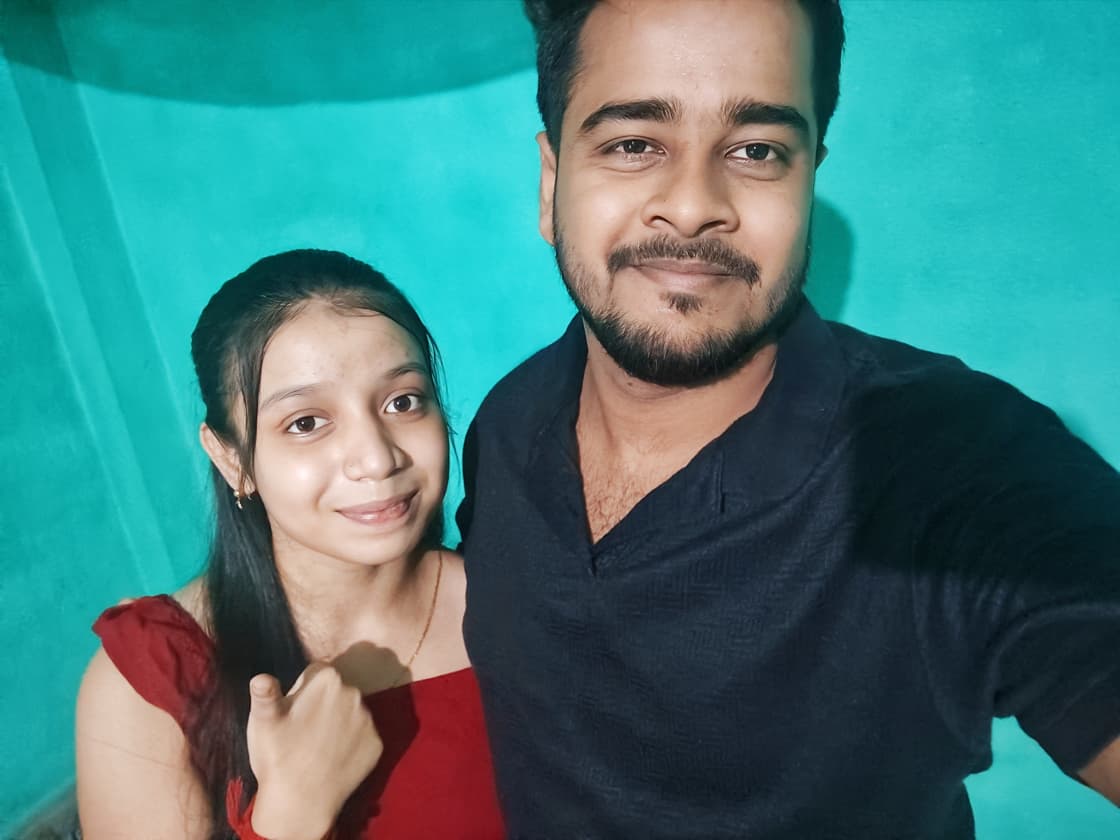Sibling selfie
